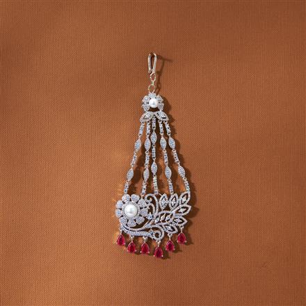 Cubic Zirconia Classic Pasa With Rhodium Plating