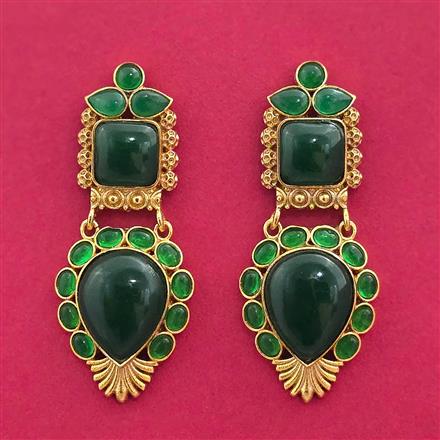 Cz Classic Earring With Gold Plating