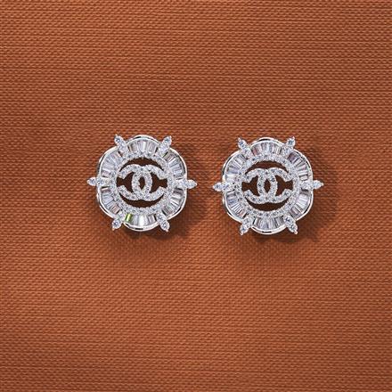 Cz Classic Tops With Rhodium 2 Tone plating