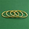American Diamond Classic Bangles With Gold Plating