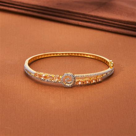 Cz Openable Kada With 2 Tone Plating