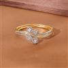 Cz Classic Kada With Rhodium 2 Tone plating
