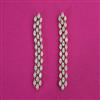 American Diamond Classic Earring with Rhodium Plating 2 Tone Plating Black Plating