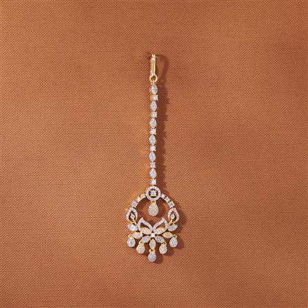 Cz Classic Tikka With Mehndi Plating