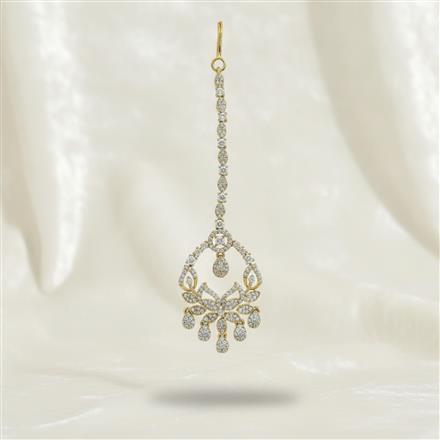 Cz Classic Tikka With Mehndi Plating