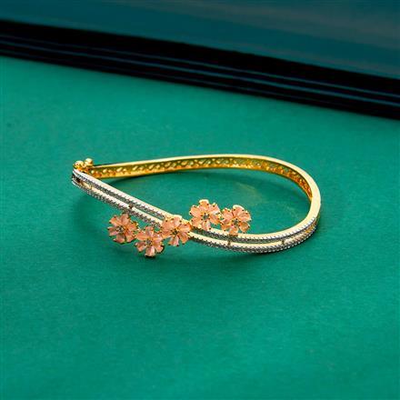 Cz Classic Kada With 2 Tone Plating