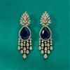 Cz Classic Earring With Mehndi Plating