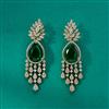 Cz Classic Earring With Mehndi Plating