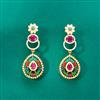 Cubic Zirconia Classic Earring With Gold Plating