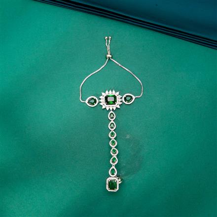 Cubic Zirconia Classic Hath Pan With Rhodium Plating