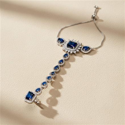 Cubic Zirconia Classic Hath Pan With Rhodium Plating