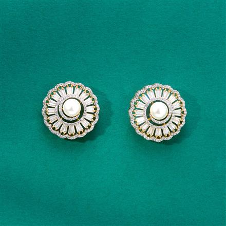 Cz Moti Tops With 2 Tone Black Rhodium Plating