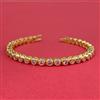 Cubic Zirconia Classic Bracelet With Gold Plating