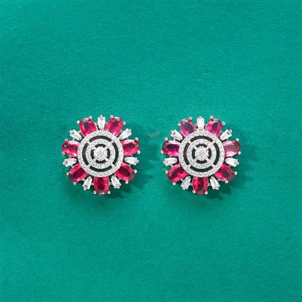 Cubic Zirconia Classic Tops With Rhodium Plating