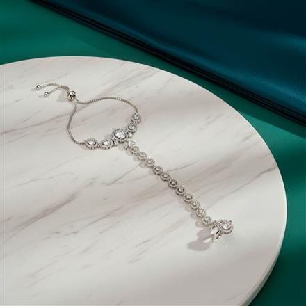 Cz Classic Hath Pan With Rhodium Plating