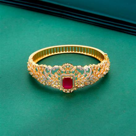 Cz Classic Kada With 2 Tone Plating