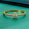 Cubic Zirconia Classic Kada With Mehndi Plating