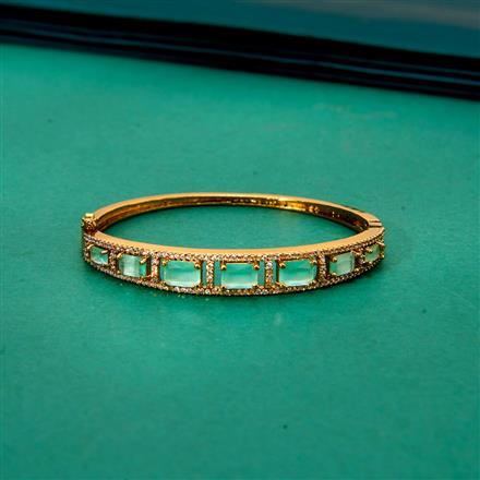 Cz Classic Kada With Mehndi Plating Plating