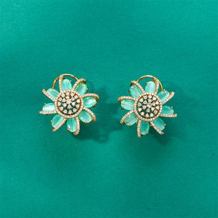 Cz Classic Earring With Mehndi Plating Plating