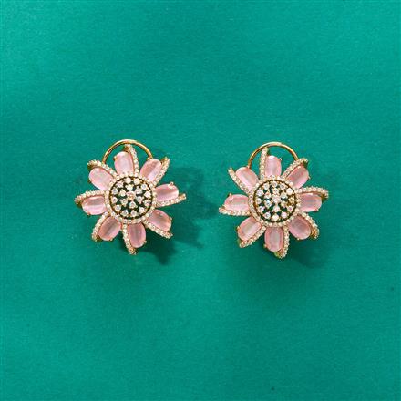 Cz Classic Earring With Mehndi Plating Plating