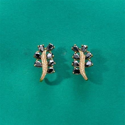 Cz Classic Earring With Mehndi Plating Plating