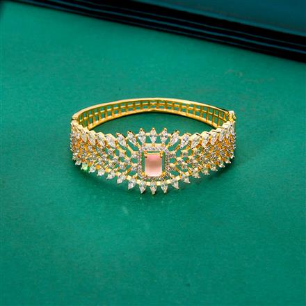 Cz Classic Kada With 2 Tone Plating