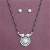 Cz Classic Mangalsutra With 2 Tone Plating