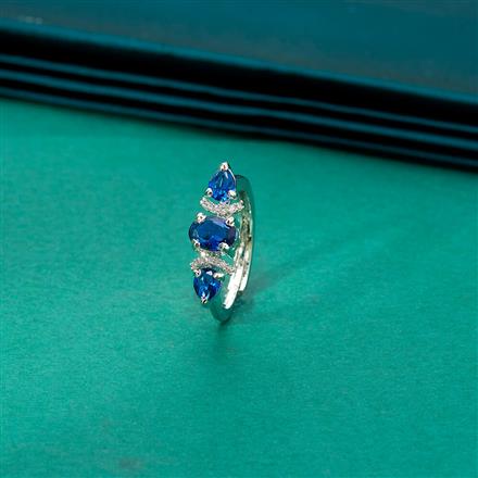 Cz Adjustable Ring With Rhodium Plating