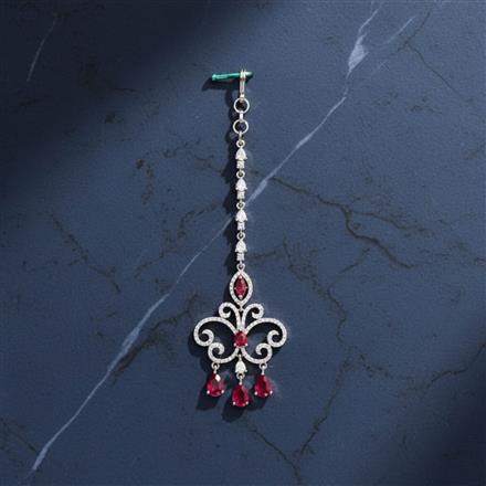 Cz Classic Tikka With Rhodium Plating