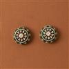 Cubic Zirconia Classic Tops With Mehndi Plating