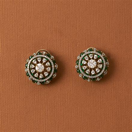 Cubic Zirconia Classic Tops With Mehndi Plating