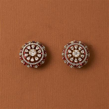 Cubic Zirconia Classic Tops With Mehndi Plating