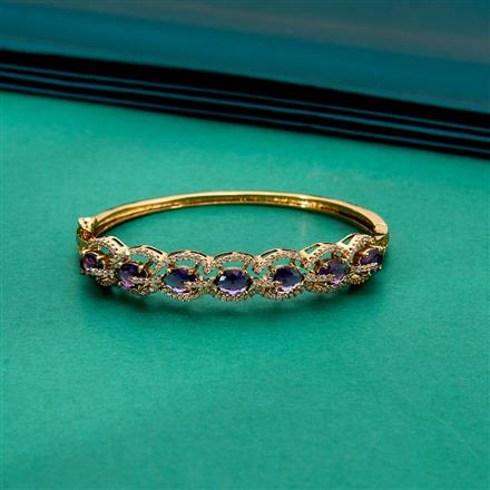 Cz Classic Kada With Mehndi Plating Plating