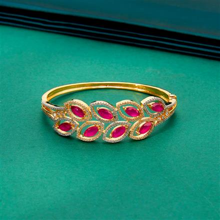Cz Classic Kada With 2 Tone Plating
