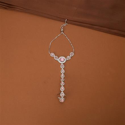 American Diamond Classic Hath Pan with Rhodium Plating