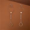 Cubic Zirconia Delicate Hath Pan With Gold Rhodium Plating