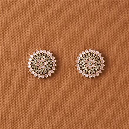 Cubic Zirconia Classic Tops With Mehndi Plating