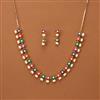 Cubic Zirconia Classic Necklace With Gold Plating