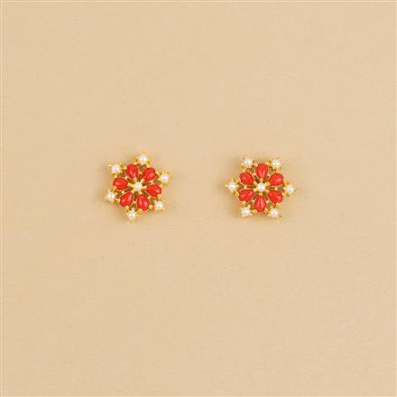 Cubic Zirconia Delicate Tops With Gold Plating
