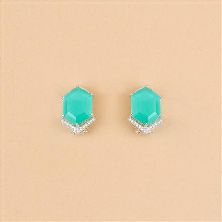 Cubic Zirconia Classic Tops With Rhodium Plating