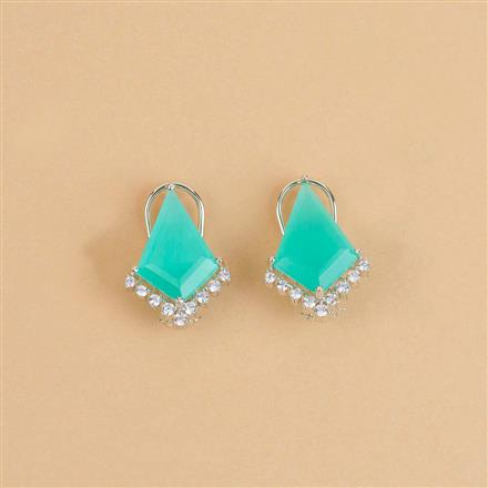 Cubic Zirconia Classic Tops With Rhodium Plating