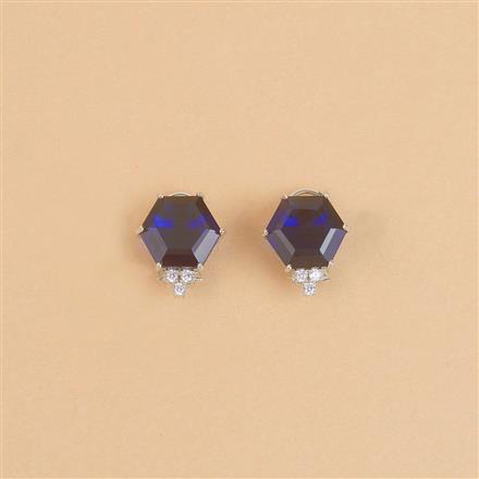 Cubic Zirconia Classic Tops With Rhodium Plating