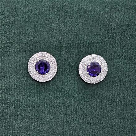 Cubic Zirconia Tops With Rhodium Plating