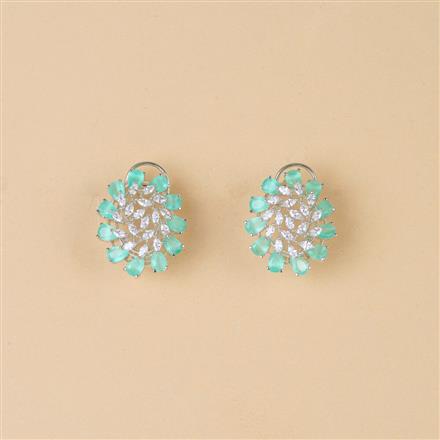 Cubic Zirconia Tops With Rhodium Plating