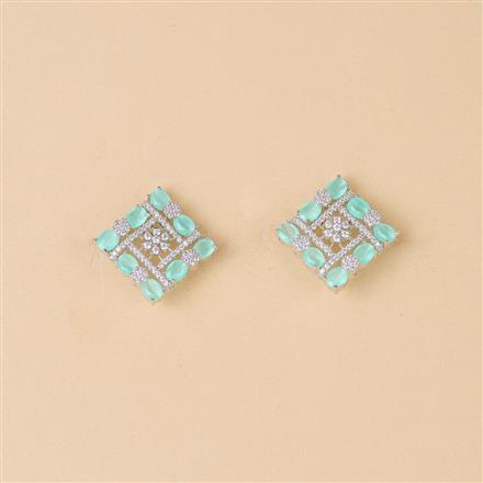 Cubic Zirconia Tops With Rhodium Plating