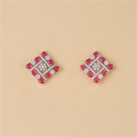 Cubic Zirconia Tops With Rhodium Plating