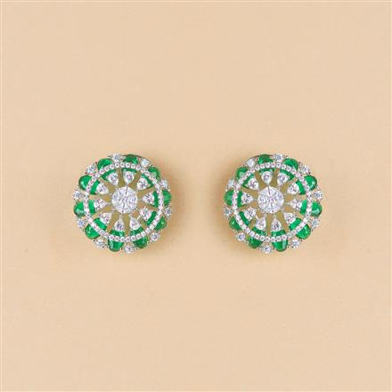 Cubic Zirconia Tops With Rhodium Plating