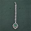 Cz Delicate Tikka With Rhodium Plating