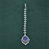 Cz Delicate Tikka With Rhodium Plating