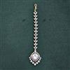 Cz Delicate Tikka With 2 Tone Rhodium Plating